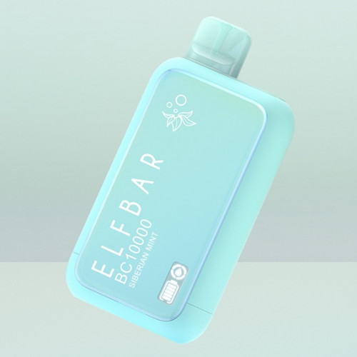 Электронная сигарета Эльф Бар 10000 затяжек Сибирская Мята (Elf Bar BC 10000 Siberian Mint)