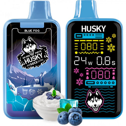Husky Air Max Ultra Strong 25000 Blue Fog (Йогурт с черникой)